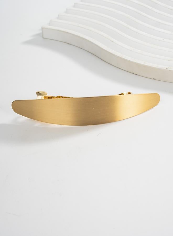 تايك تو مشبك شعر ذهبي على شكل هلال للنساء - Image 2